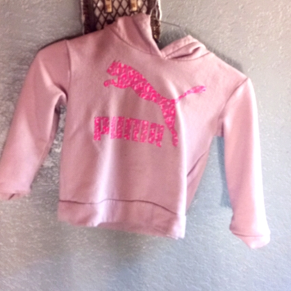 A pink light hoodie